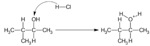 Rearrangement of carbocations
