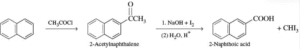 Synthesis of naphthoic acid