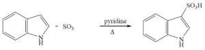 Sulfonation of Indole